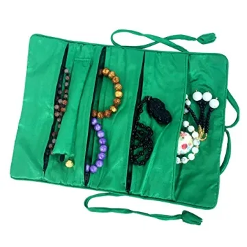 Gold Fortune Travel Jewelry Organizer with Elegant Design