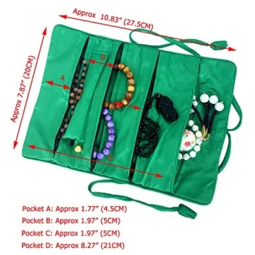 Gold Fortune Travel Jewelry Organizer with Elegant Design