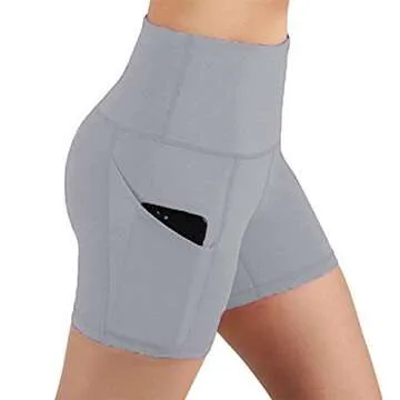 NEWITIN High Waist Workout Yoga Shorts for Women