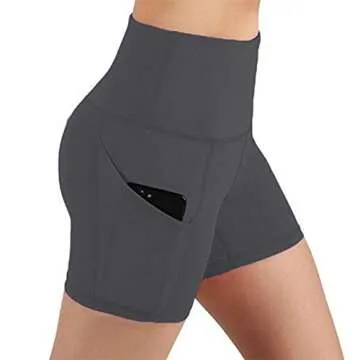 NEWITIN High Waist Workout Yoga Shorts for Women