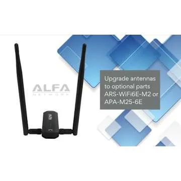ALFA AWUS036AXM WiFi 6E USB Adapter for Ultra-Fast Connectivity