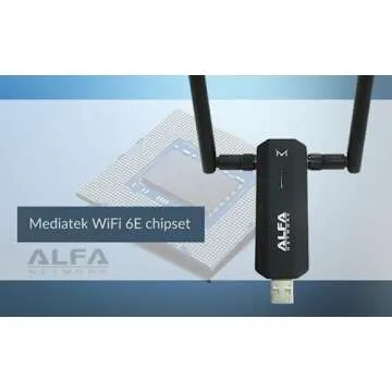 ALFA AWUS036AXM WiFi 6E USB Adapter for Ultra-Fast Connectivity