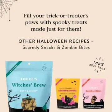 Bocce's Bakery Halloween Witches Brew Dog Treats 6 oz