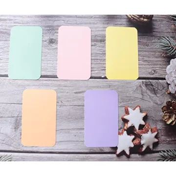 Sowaka 100 Colorful Mini Cards for Learning and Crafting