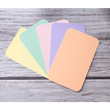 Sowaka 100 Colorful Mini Cards for Learning and Crafting
