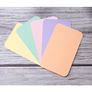 Sowaka 100 Colorful Mini Cards for Learning and Crafting