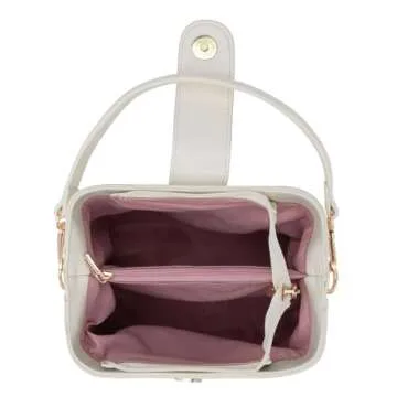 Montana West Top-handle Purse for Women Small Hobo Bag Trendy Shoulder Purse Satchel Handbag, Beige, MWC-431BG