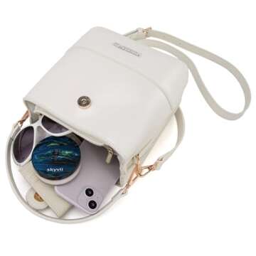 Montana West Top-handle Purse for Women Small Hobo Bag Trendy Shoulder Purse Satchel Handbag, Beige, MWC-431BG