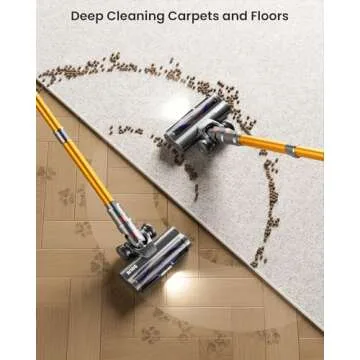 Powerful Cordless Vacuum with 70 Mins Runtime and LED Display