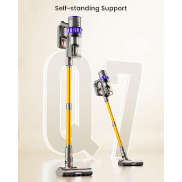 Powerful Cordless Vacuum with 70 Mins Runtime and LED Display