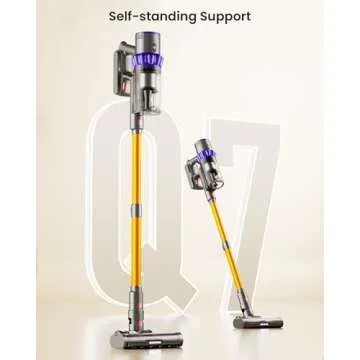 Powerful Cordless Vacuum with 70 Mins Runtime and LED Display