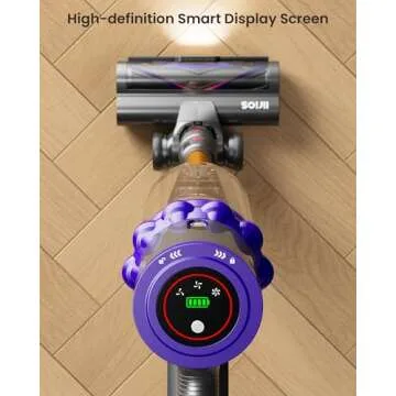 Powerful Cordless Vacuum with 70 Mins Runtime and LED Display