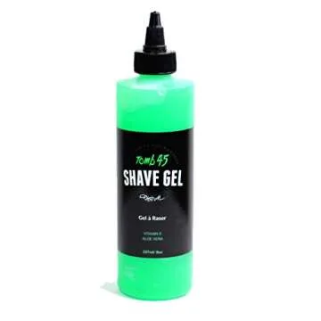 Tomb 45 Shave Gel for Men, Non-Foaming Fresh Scent Clear Shaving Gel with Skin Replenishing Vitamin ...