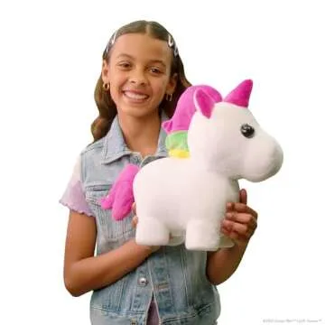 Adopt Me! Neon Unicorn Plush with Light-Up Features