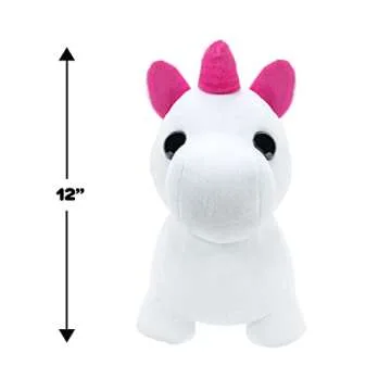Adopt Me! Neon Unicorn Plush with Light-Up Features