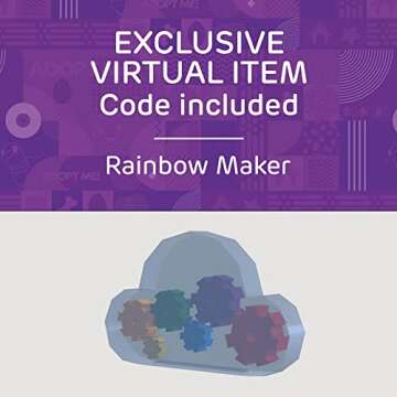 Adopt Me! Neon Unicorn Plush with Light-Up Features