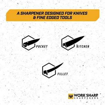Work Sharp Benchtop Whetstone Knife Sharpener for All Knives