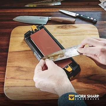 Work Sharp Benchtop Whetstone Knife Sharpener for All Knives