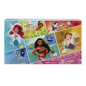 Disney Princess Royal Collection, 12 Fashion Dolls - Ariel, Aurora, Belle, Cinderella, Jasmine, Meri...