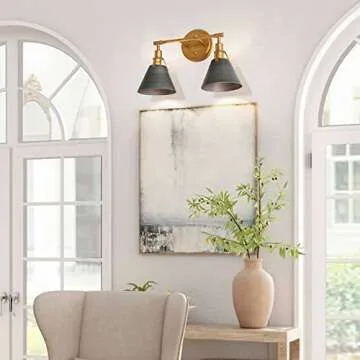 Classy Leaves Bathroom Vanity Light for Stylish Homes