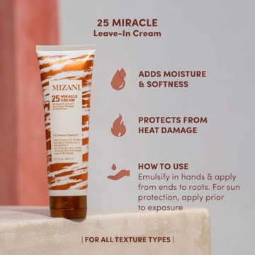 Mizani 25 Miracle Leave-In Cream for Curly Hair - 8.5 Fl. Oz.