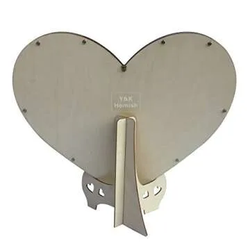 Rustic Wooden Wedding Guest Book Frame for Beautiful Memories