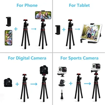 Versatile LINKCOOL Flexible Tripod with Remote for Smartphones
