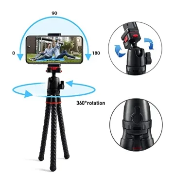 Versatile LINKCOOL Flexible Tripod with Remote for Smartphones