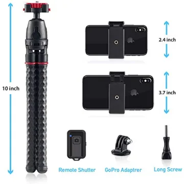 Versatile LINKCOOL Flexible Tripod with Remote for Smartphones