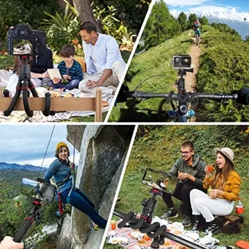 Versatile LINKCOOL Flexible Tripod with Remote for Smartphones
