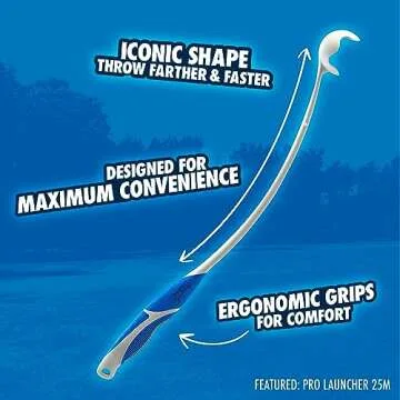 Chuckit! Fetch & Fold 25M Dog Ball Launcher, 25" Length, Includes Medium Ball (2.5") For Dogs 20-60 Pounds