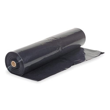 Farm Plastic Supply - 6 mil Black Plastic Sheeting (32' x 100') - Durable Vapor Barrier & Tarp