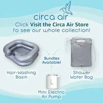 Circa Air Inflatable Hair Washing Basin - Practical Care