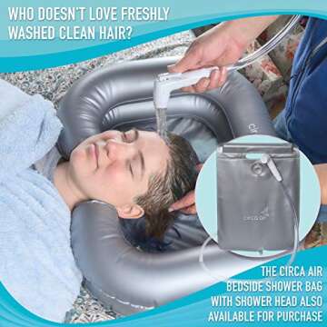 Circa Air Inflatable Hair Washing Basin - Practical Care