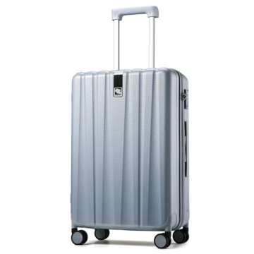 Hanke 24 Inch Luggage Suitcases With Spinner Wheels Lightweight PC Hard Shell Rolling Suitcase With ...