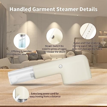 Portable Handheld Clothes Steamer - 15s Fast Heat-Up
