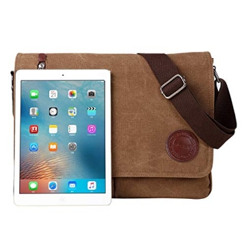 Vintage Canvas Messenger Bag - Durable & Stylish Laptop Bag