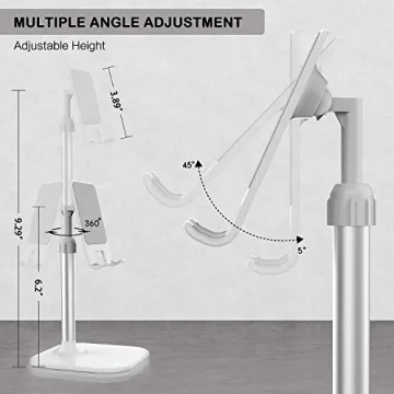 Doboli Adjustable Cell Phone Stand for Desk - Elegant & Sturdy
