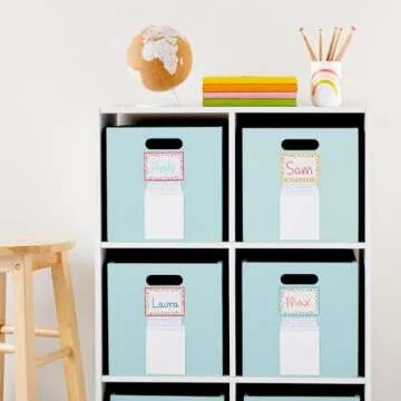 100 Pack Self-Adhesive Library Card Pockets for Organized Checkout