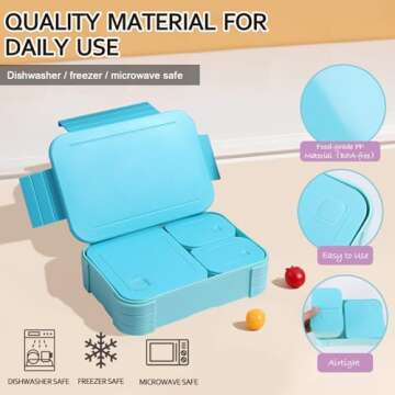 GPREESUS Leak Proof Bento Lunch Box for Adults