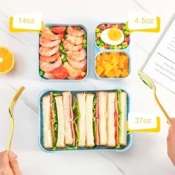 GPREESUS Leak Proof Bento Lunch Box for Adults