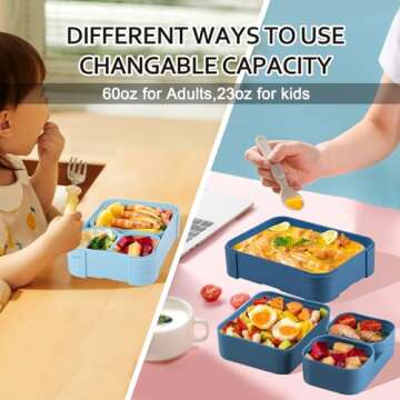 GPREESUS Leak Proof Bento Lunch Box for Adults