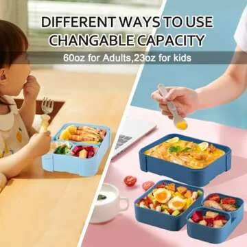GPREESUS Leak Proof Bento Lunch Box for Adults