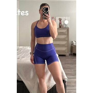 Aoxjox Women's Backless Workout Sports Bra - Stylish & Supportive