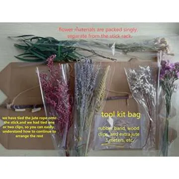 Dried Flower Rack - Charming Wall Decor for Your Home