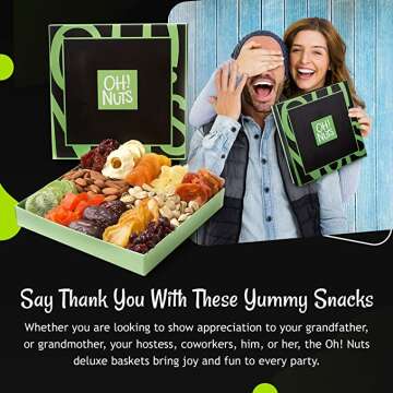 Nut Dried Fruit Gift Basket for Every Celebration