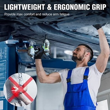 WORKPRO 20V Cordless Impact Wrench with 320 Max Torque