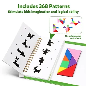 Travel Tangram Puzzle Magnetic Game for All Ages