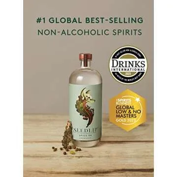 Seedlip Spice 94 Non-Alcoholic Spirit - Unique Flavor, Zero Calories, Perfect for Cocktails, 23.7fl ...