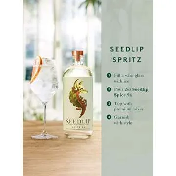 Premium Seedlip Spice 94 Non-Alcoholic Spirit for Cocktails